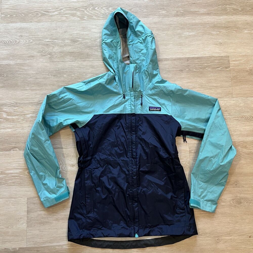 Patagonia Torrentshell H2NO Windbreaker Blue Women's Jacket-Size XS